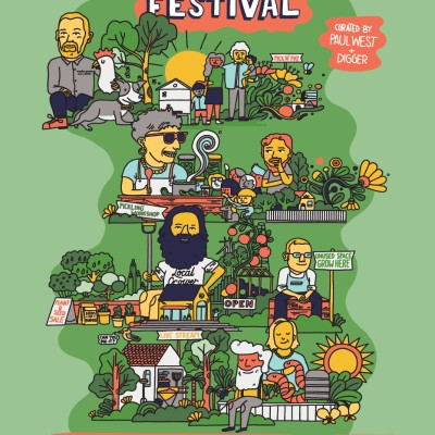 Grow It Local Festival Poster - Signed by Costa