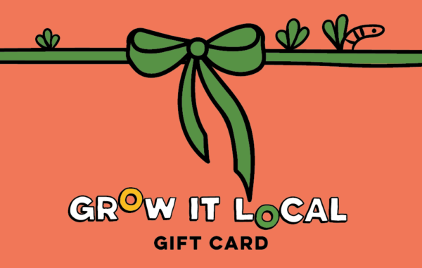 Grow It Local gift card design