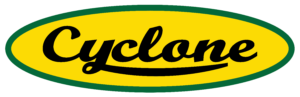 Cyclone brand logo with yellow background