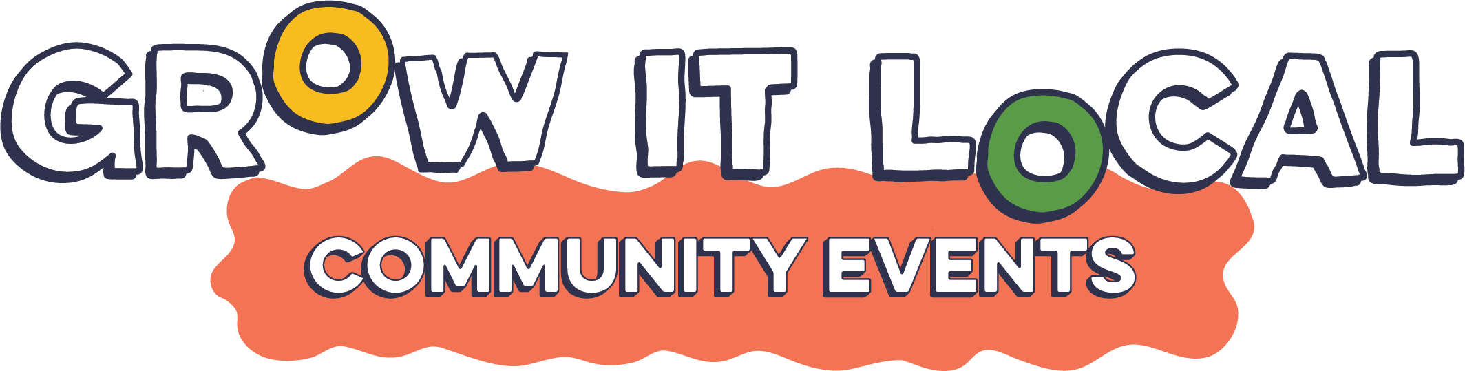 Grow It Local community events logo.