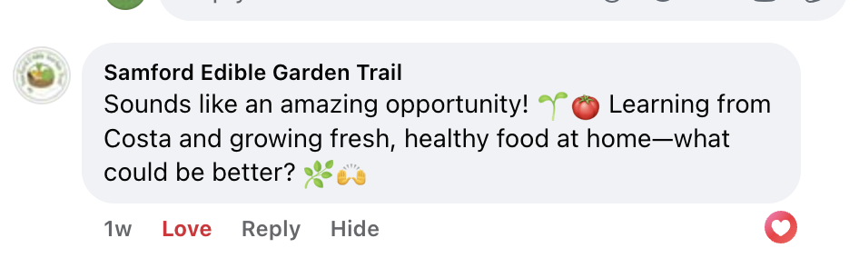 Learn to grow fresh, healthy food at home.