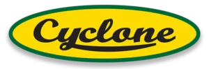 Cyclone logo in yellow and green